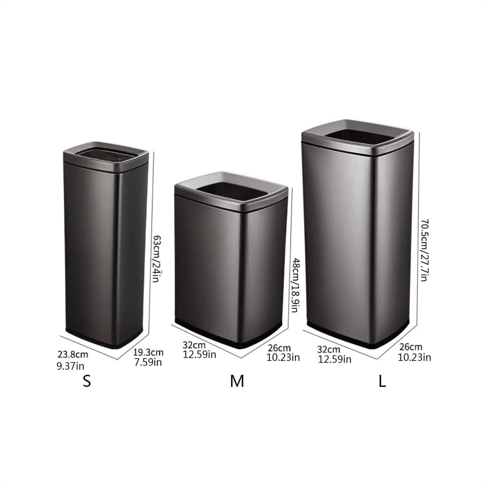 Amazon.co.jp: ごみ箱 洗面所ペーパータオルステンレス鋼ゴミ箱大型